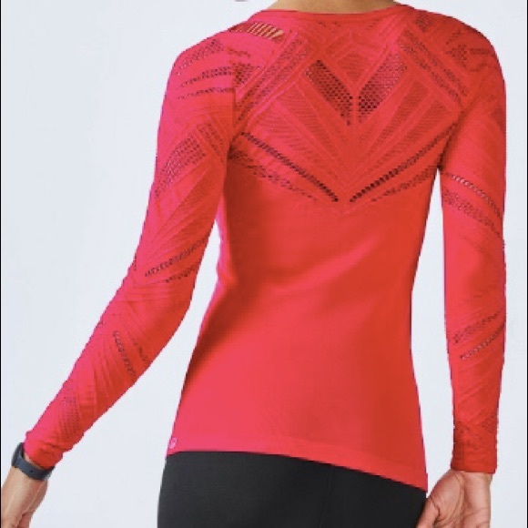 NWT - Fabletics Isabella Seamless L/S Top - S - Picture 4 of 5